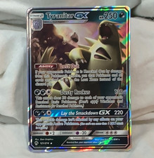 Pokemon TCG Tyranitar GX 121/214 Lost Thunder 2018 Ultra Rare Holo