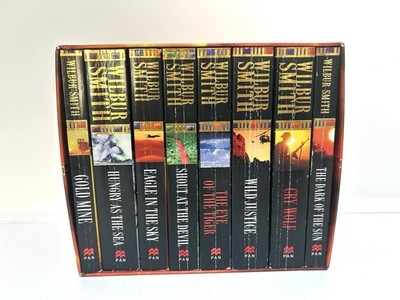 Pan Books Wilbur Smith Master Storyteller 8 Paperback Books Boxset Used Vintage