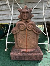 Sonnenuhr Trauben zum stellen + aufh&auml;ngen aus Kunst Sandstein im Antik Look C 02