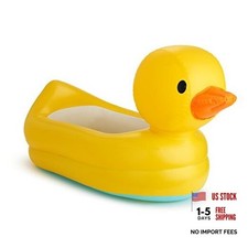 Duck Inflatable Baby Bathtub for Babies 6-24 Months, White 1 Count Pack of 1