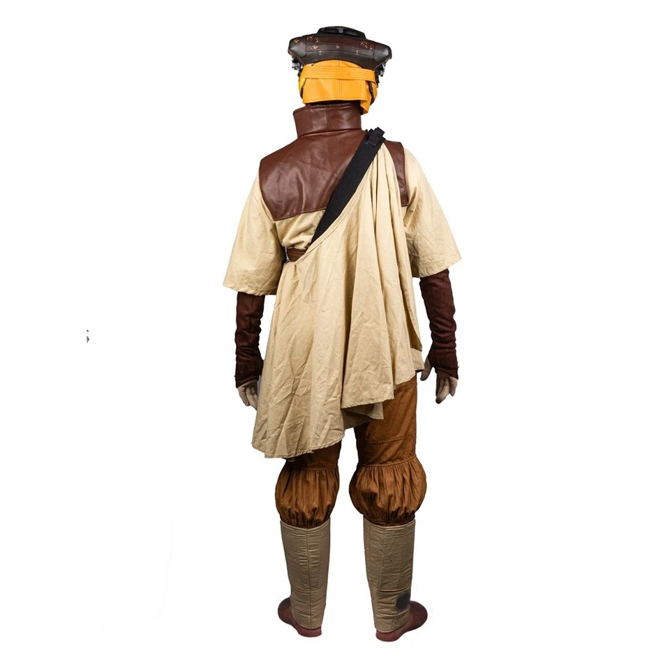Star Wars Leia Boushh Bounty Hunter Cosplay Costume Helmet Adult Halloween Props - Image 4 of 4