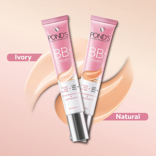 Pond's BB+ Crema Marfil FPS 30 PA++ 18g – Crema Facial Iluminadora y Ocultadora - Imagen 4 de 8