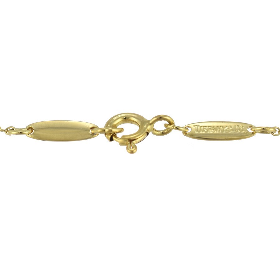 Ciondolo TIFFANY & Co. Elsa Peretti cristallo di rocca a goccia oro 18 ...