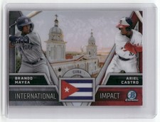 2024 Bowman Chrome #II-10 Ariel Castro / Brando Mayea International Impact