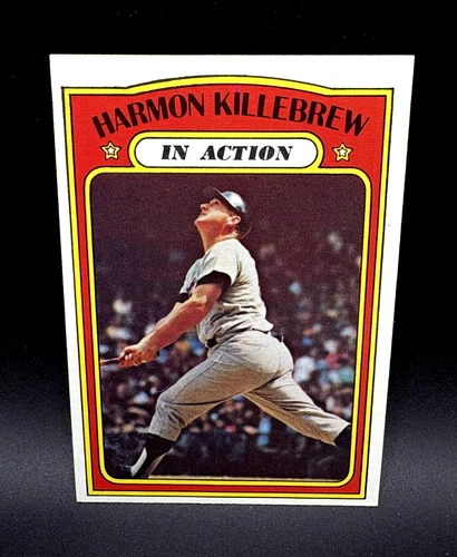 1972 TOPPS "HARMON KILLEBREW IN ACTION" #52 NM-MT (COMBINED SHIP)