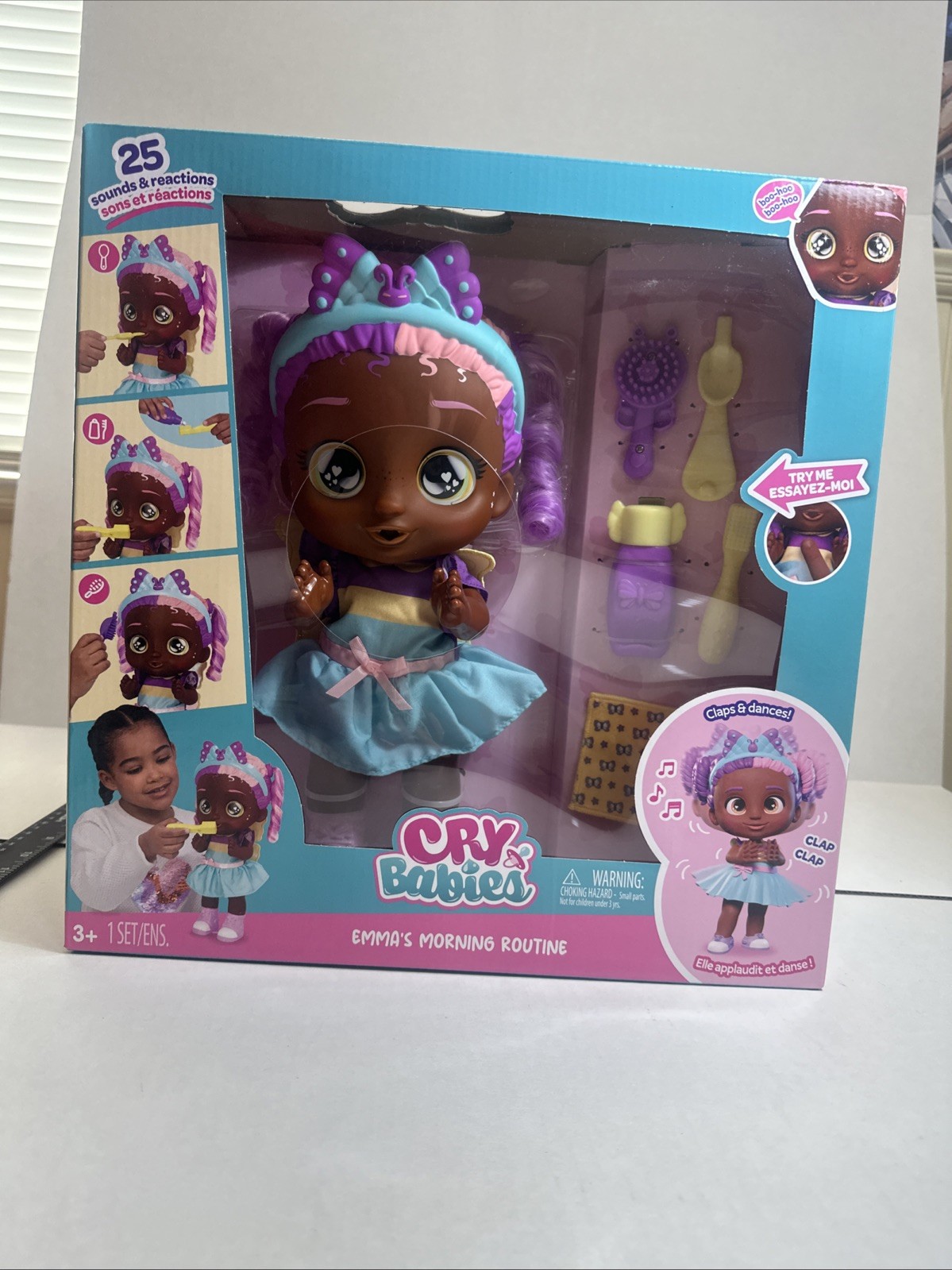 Girls Doll Emma's Morning Routine Interactive 13.6" Baby Dol