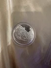 1 Troy Oz .999 Fine Silver Christmas round Snowman Sledding 2019