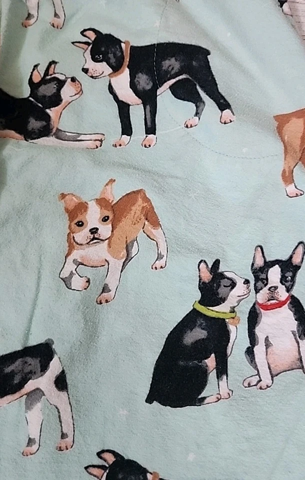 Женские небольшие брюки Nick & Nora с принтом бостон-терьера для отдыха в пижаме - Изображение 2 из 4