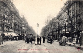 cpa 75011 : Tout Paris Boulevard Voltaire à la Rue Mercoeur