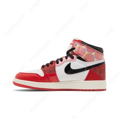 Nike GS Air Jordan 1 High OG SP スパイダーマン Size 7 (GS) - Jordan 1 Retro OG x Marvel High Spider-Man: Across