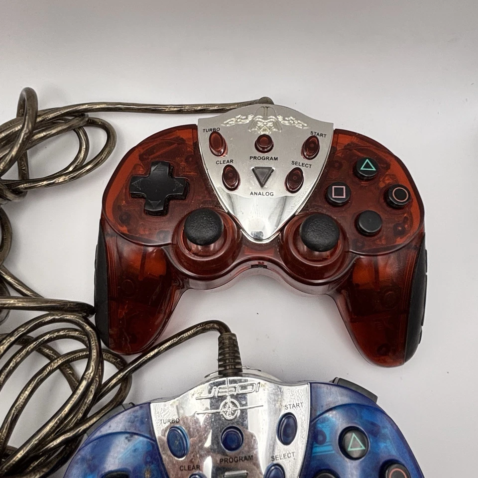 Intec Playstation 2 PS2 Star Wars Darth Vader & Jedi Wired Controllers - Works! - Image 2 of 4