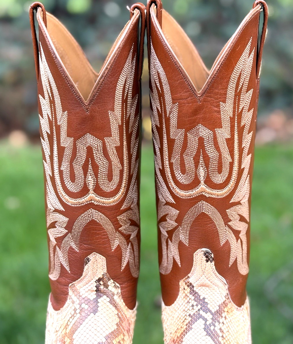 Lucchese Classics Handmade Python Snakeskin Sz 7B… - image 5