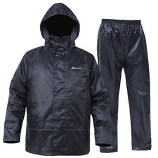 Unisex Rain Suits Waterproof Work Lightweight Rainwear Coat Gear Jacket
