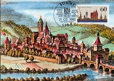 West Germany 1985 1000 Yrs Verden Market Coinage Rights FDC Scott 1404