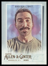 2020 Topps Allen & Ginter Silver Portraits Hot Box Parallel Baseball Brit #172