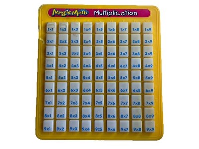 Vintage 1988 Magic Math Machine Multiplication Plastic Educational Toy