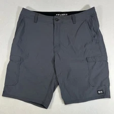 Pelagic Shorts High Performance Dark Gray Fishing Surf Golf Casual Mens 34