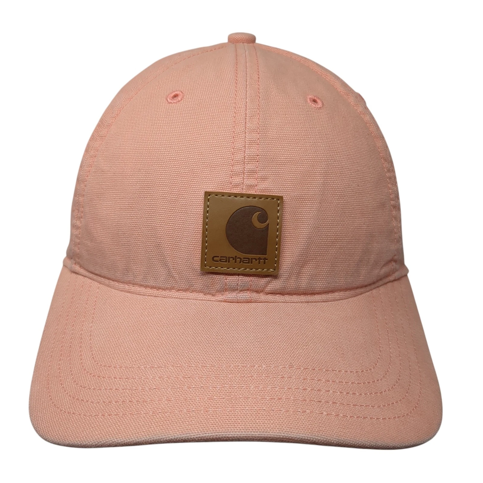 Carhartt Strapback Baseball Cap Oink One Size Adjustable Vented Holes Cotton