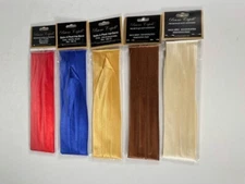 Bruno Capelo Men's 3 Pleat Hat Band 2 End Hooks Red Royal Blue Gold Brown Ivory