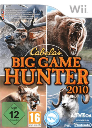 85095 Cabela's Big Game Hunter 2010 Nintendo Wii Usato Gioco in Italiano PAL - Foto 1 di 10