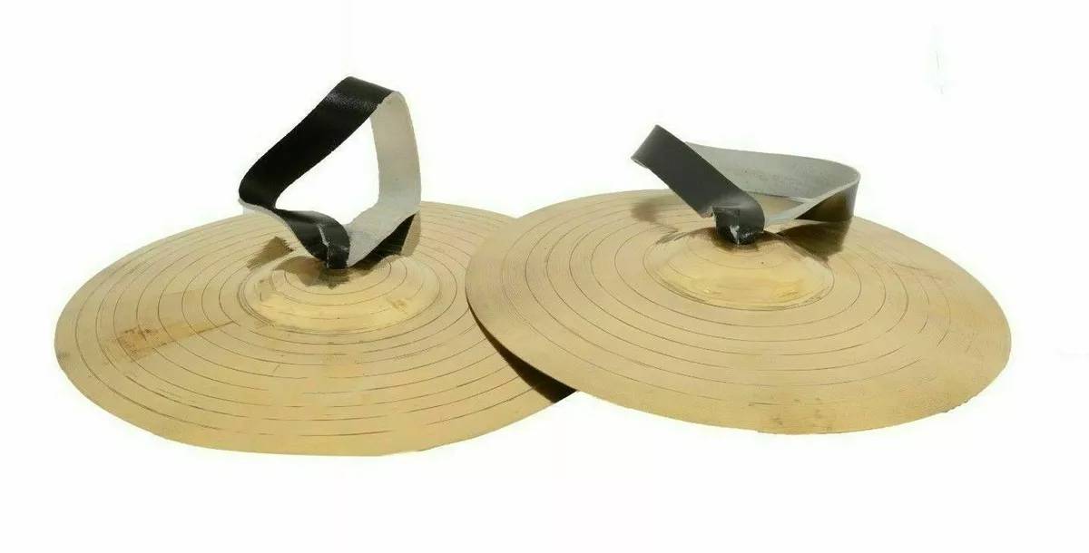 Unique Brass Manjira God Percussion Musical Instrument Hand Cymbal