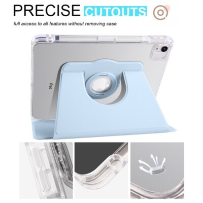 For iPad Air Pro 11 2nd 3rd 4th Gen Detachable Flip Cover