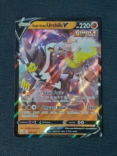 Pokemon Battle Styles "Single Strike Urshifu V" 85/163 / Ultra Rare / Near Mint