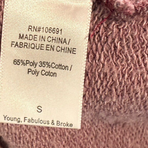 Young Fabulous & Broke Eberhart Waist Tie Jumpsuit Size S Pink