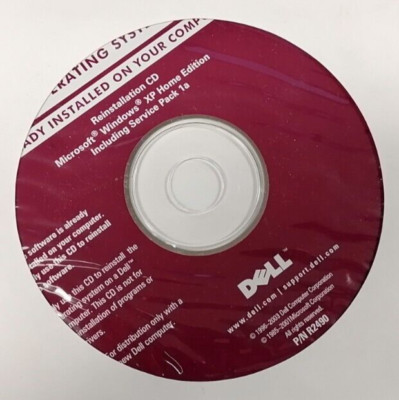 Dell Microsoft XP Home Edition With Service Pack 1a Reinstallation CD