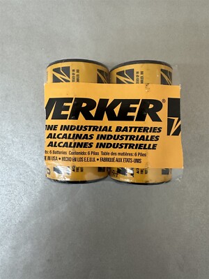 2-Pack Werker Industrial Alkaline D Batteries WKDB