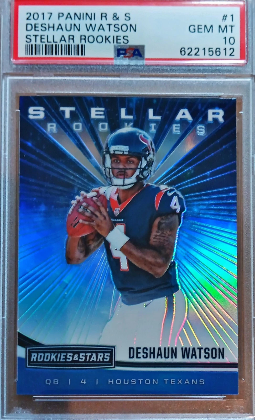 Deshaun Watson Panini Rookies & Stars Stellar Rookies #1 Base