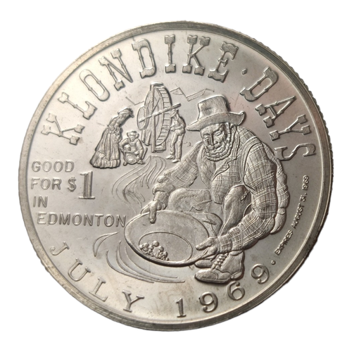 Canada Alberta Edmonton Klondike Days 1969 Klondike Dollar Coin 4 eBay