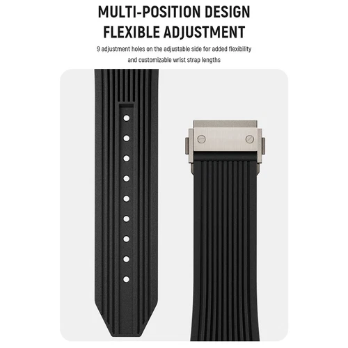 Soft silicone sports strap suitable for Apple Watch Ultra 2 49mm series 9 8 7 6 - Picture 12 of 42