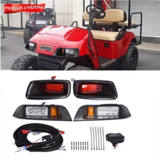 For Ezgo Txt Golf Cart Led Headlight & Taillight Kit 1996-2013 Gas And Electric