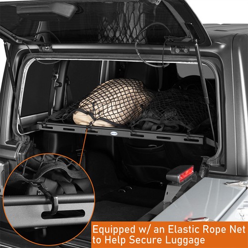 Rear Cargo Rack Basket Tray Storage Carrier Fit 2018-2025 Jeep Wrangler JL 2Door - Picture 3 of 18