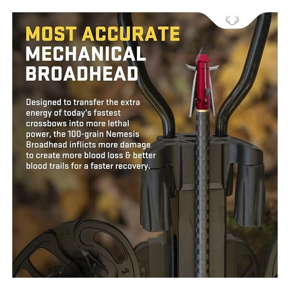 TenPoint Nemesis Broadhead with Expandable Blades 3-Pack 100-Grain - Image 4 of 4