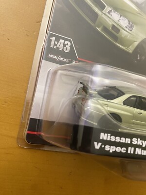 2024 Hot Wheels 1:43 Scale Nissan Skyline Gtr (BNR34) V•spec