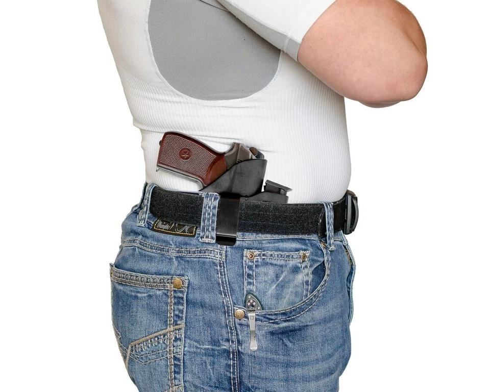 Funda de cuero oculta (IWB) con bolsa de cargador para pistola Makarov Foto 3 de 3