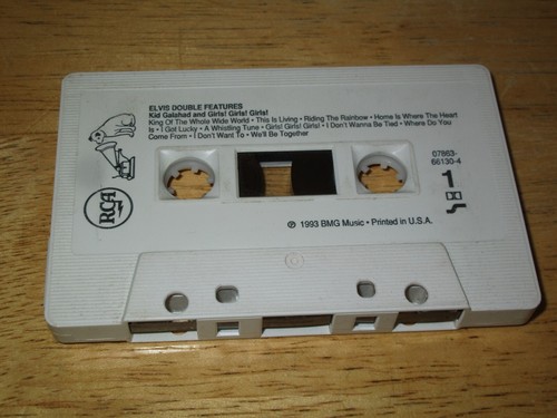 Elvis Presley Double Kid Galahad & Girls! Girls! Girls! (Cassette, 1993, RCA) - Picture 6 of 11