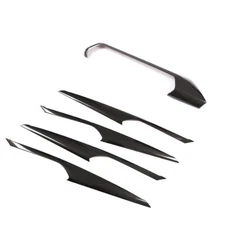 ABS Carbon Fiber Dash & Door Panel Trim Cover set Fits BMW X3 G01 X4 2022-2024