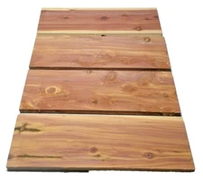 1 AROMATIC RED/WHITE CEDAR 1" x 7.75" x 24" Lumber Decorative Board SHIPs FREE!