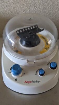 Argos Flexifuge Mini Centrifuge C1000 LED Lights Rotor 6000/9200RPM No ...