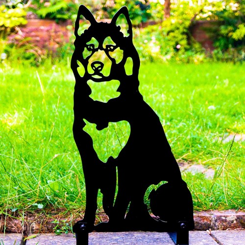 Personalised Dog Garden Memorial for 30 Breeds Stone Grave Marker Plaque Statue - Picture 59 of 128