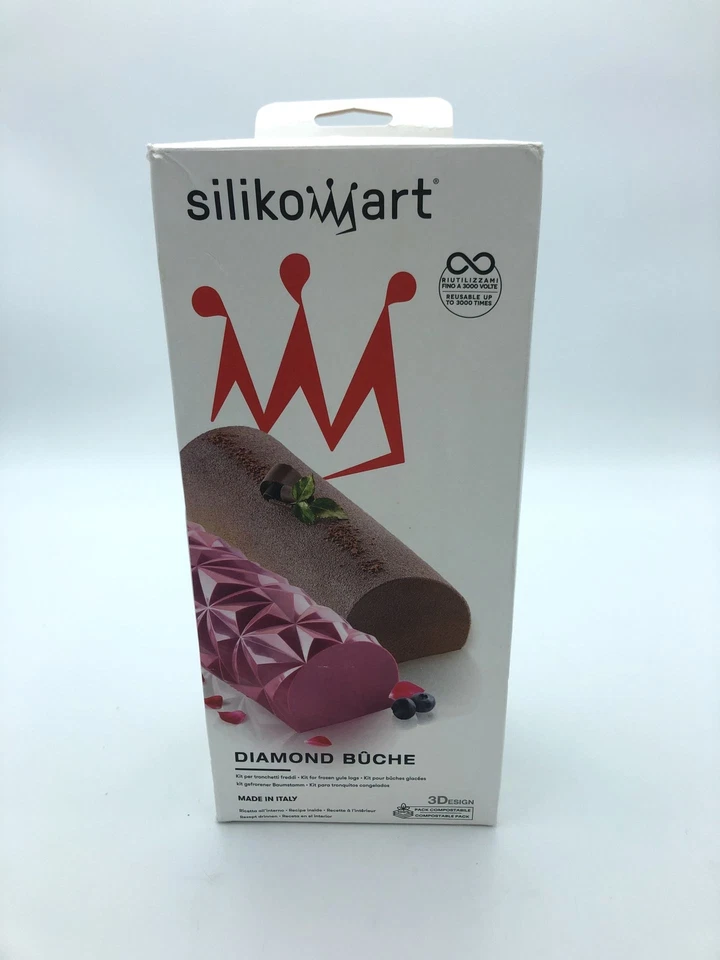 Silikomart Silikonformen Set 3D Design, Antihaft, Made in Italy, 250x185mm - Bild 4 von 4