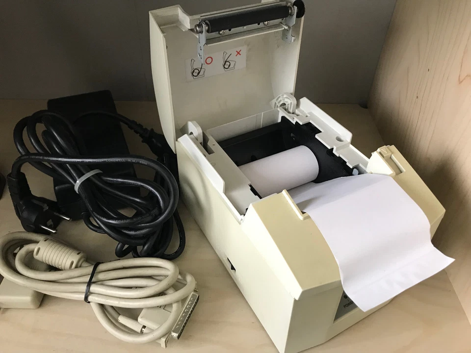 Star Micronics TSP600 Thermal Ticket POS Printer SERIAL White INCL PSU - Bild 3 von 4