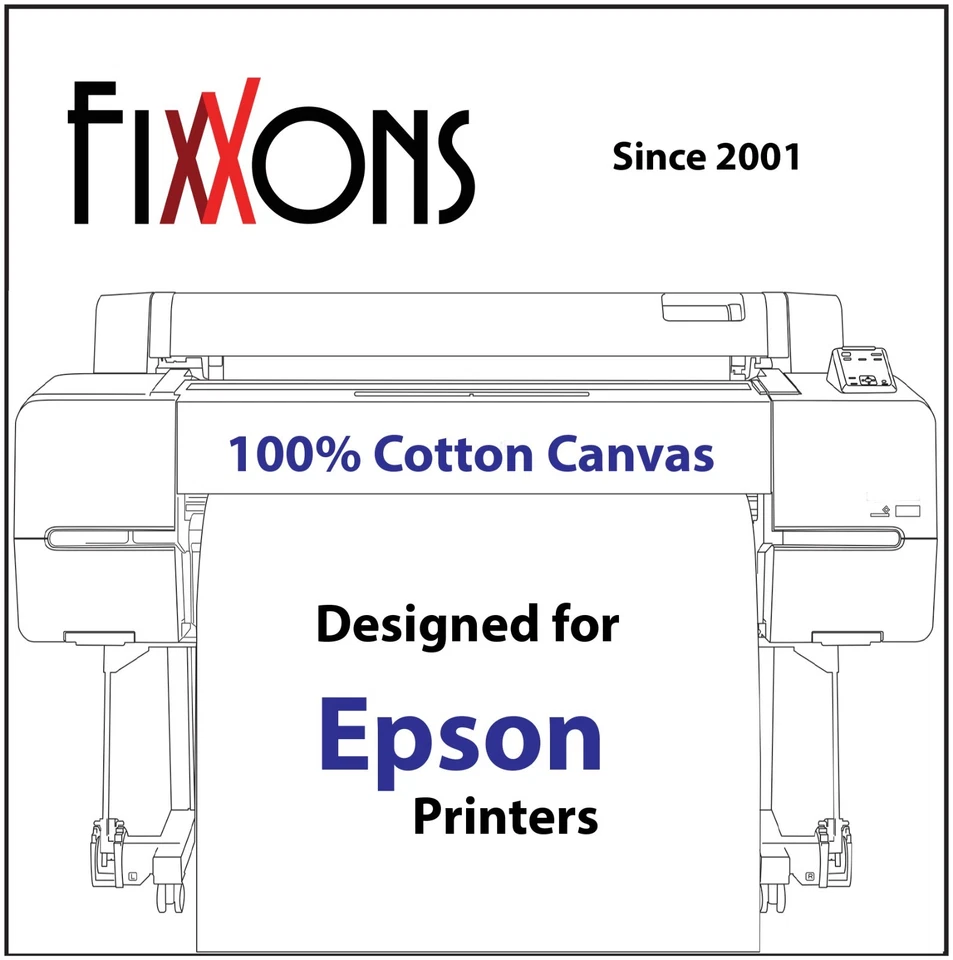 Ultra Premium Inkjet Cotton Canvas Matte For Epson 24" x 40' Roll (5 Rolls) - Image 2 of 3