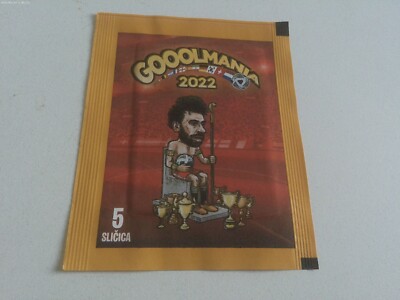 Katar 2022 WM Gooolmania versiegelt Aufkleber Paket Mohamed Salah
