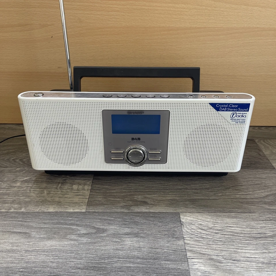 Sharp DAB Radio FM Receiver FV-DB1E - White - Image 2 of 4