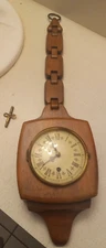  Trend Clocks, Zeeland Michigan USA Synchron  Pendent Folding Chain Clock W/ Key