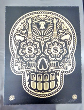 Shepard Fairey POWER & GLORY SKULLS signiert HPM Obey Giant kein Druck